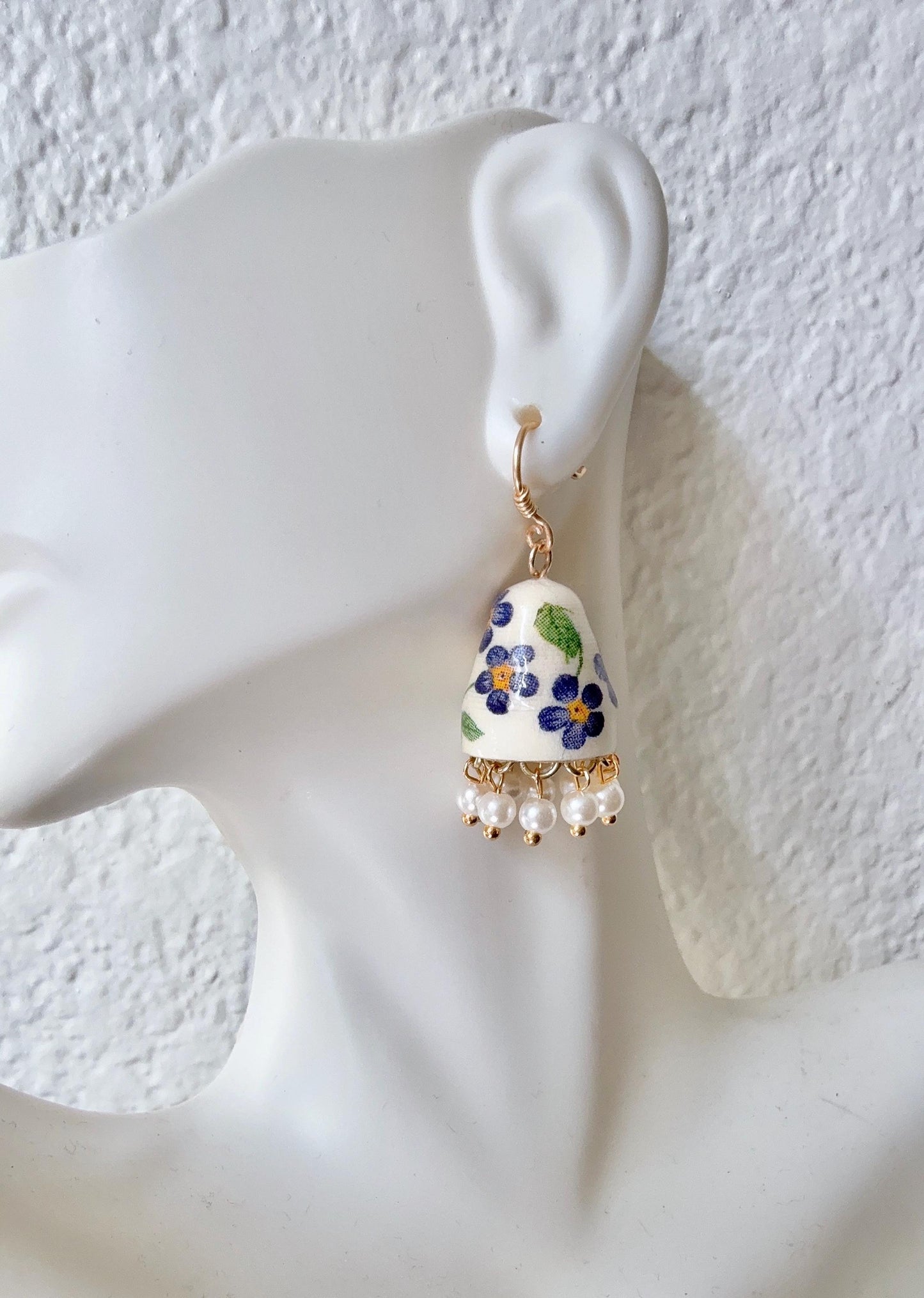 Jhumka Earrings/Handmade Jhumkas/Paper Quilling Earrings/Light weight earrings/Eco friendly jewelry