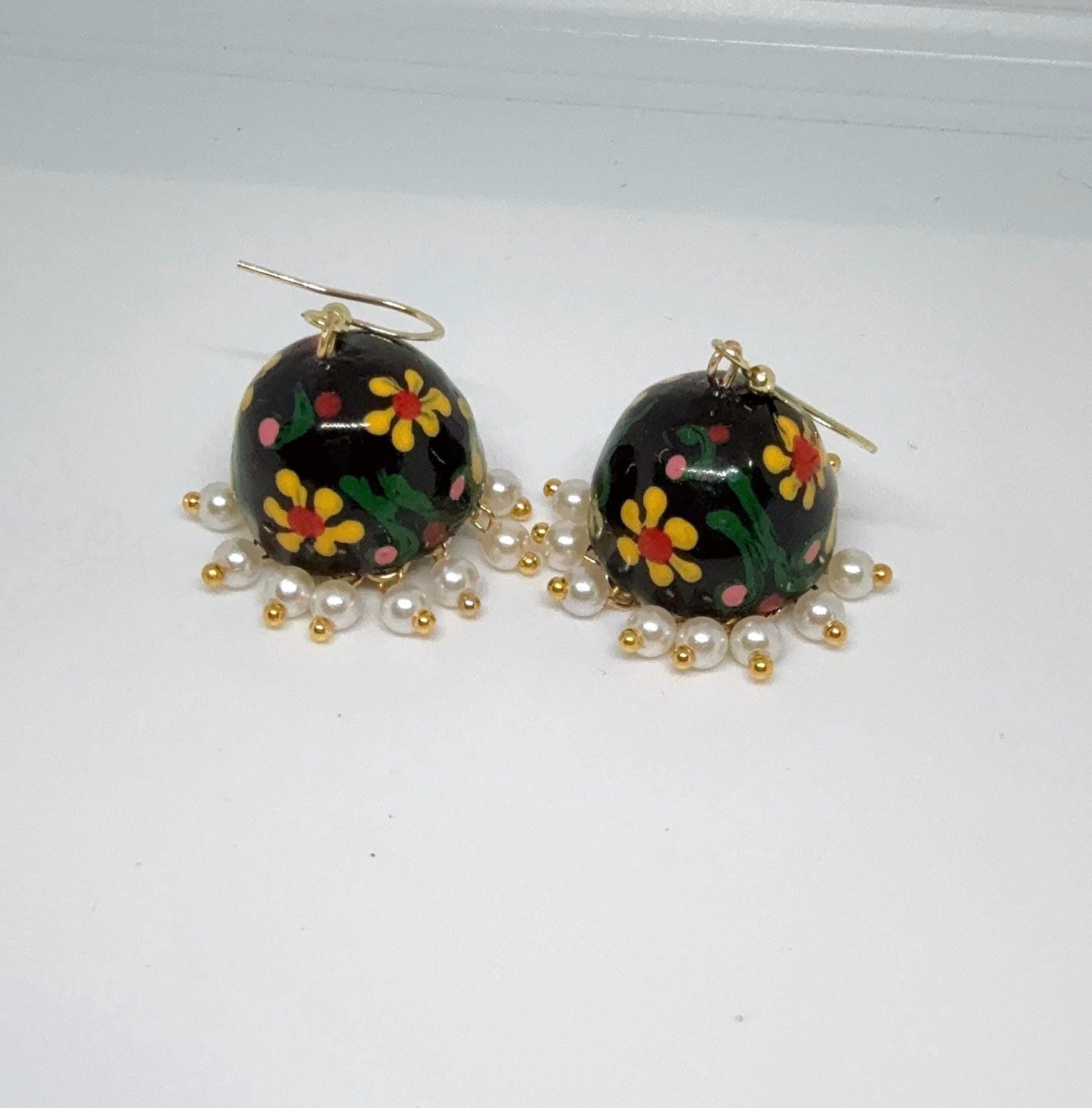 Jhumka Earrings/Handmade Jhumkas/Paper Quilling Earrings/Light weight earrings/Eco friendly jewelry