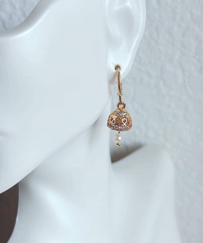 Micro Jhumka Hoops Gold Bali Plated Jhumkas 18 Karat imitation gold earrings Jhumkas Punjabi earrings Dainty Jhumkas Traditional