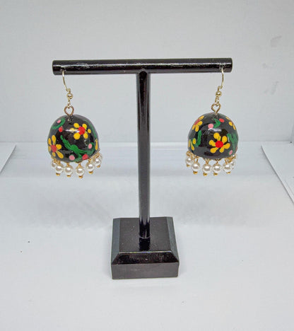 Jhumka Earrings/Handmade Jhumkas/Paper Quilling Earrings/Light weight earrings/Eco friendly jewelry
