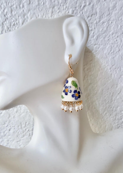 Jhumka Earrings/Handmade Jhumkas/Paper Quilling Earrings/Light weight earrings/Eco friendly jewelry