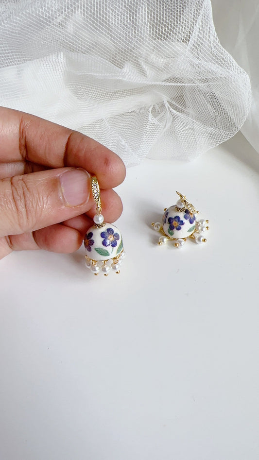 Jhumka Earrings/Handmade Jhumkas/Paper Quilling Earrings/Light weight earrings/Eco friendly jewelry