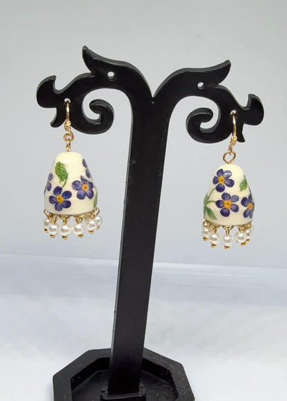 Jhumka Earrings/Handmade Jhumkas/Paper Quilling Earrings/Light weight earrings/Eco friendly jewelry