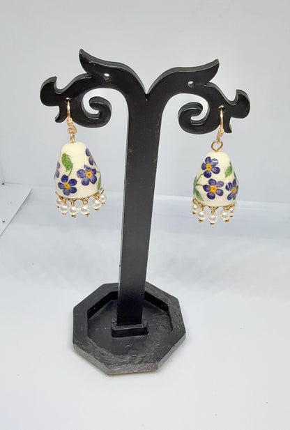 Jhumka Earrings/Handmade Jhumkas/Paper Quilling Earrings/Light weight earrings/Eco friendly jewelry